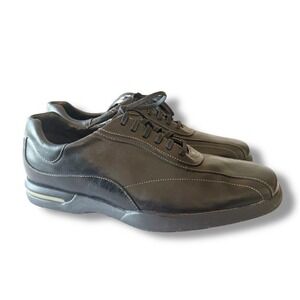 ROCKPORT Black LEATHER Signature Series Men's Shoes Comfort Casual OXFORDS 10